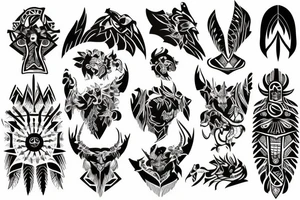 German neotribal tattoo idea