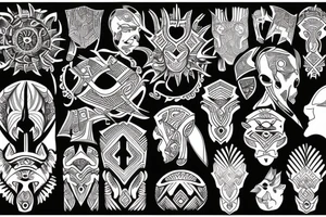 German neotribal tattoo idea