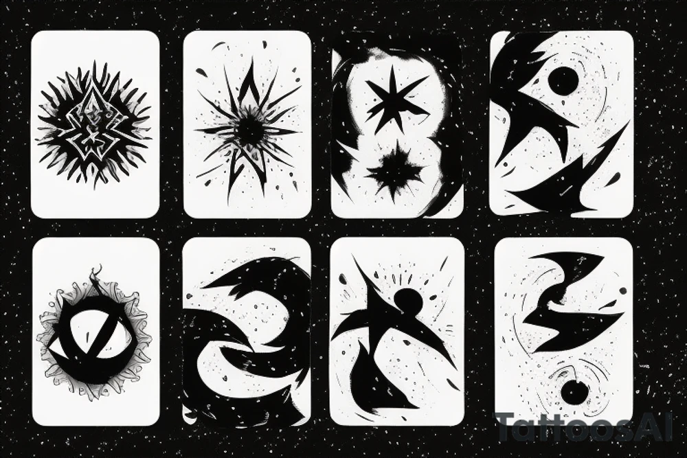CARD SIZED 

i have found inner peace with myself and the cosmic universe. A macro decompression tattoo idea