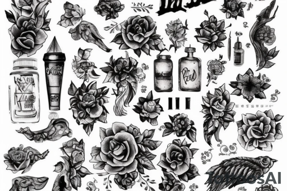 Горящие перья птицы феникс на восходе солнца tattoo idea Горящие перья птицы феникс на восходе солнца tattoo idea
