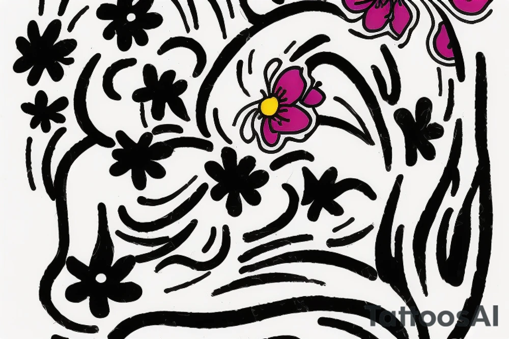 CARD SIZED

A flower finding itself through passion and disco tattoo idea