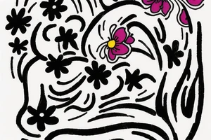 CARD SIZED

A flower finding itself through passion and disco tattoo idea