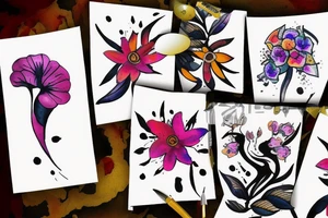 CARD SIZED

A flower finding itself through passion and disco tattoo idea