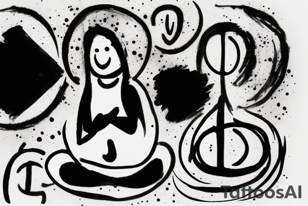 discovering peace within yourself tattoo idea