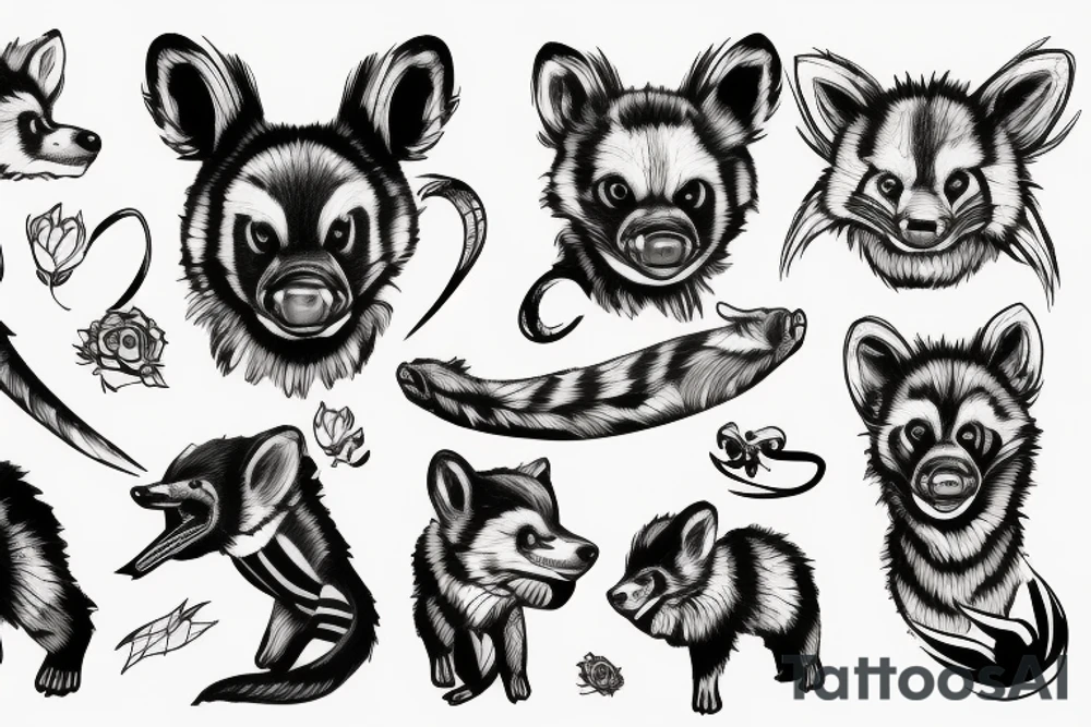 honey badger tattoo idea