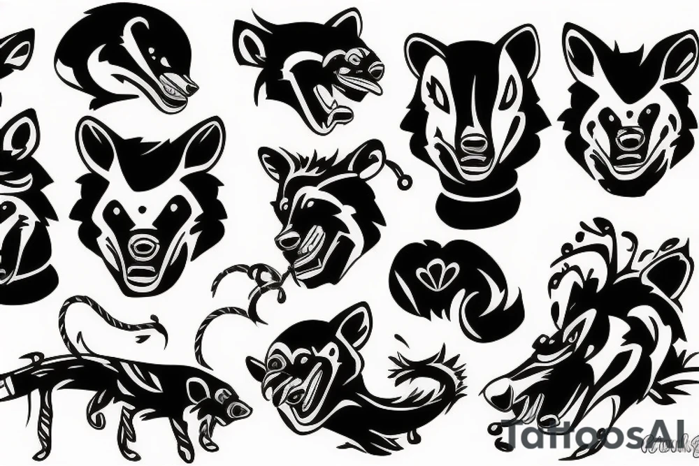 honey badger tattoo idea