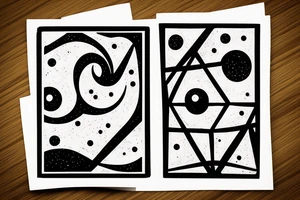 card sized
 fractal
A cosmic humanoid is putting the universe back together tattoo idea