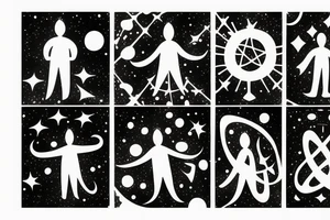 card sized
 fractal
A cosmic humanoid is putting the universe back together tattoo idea