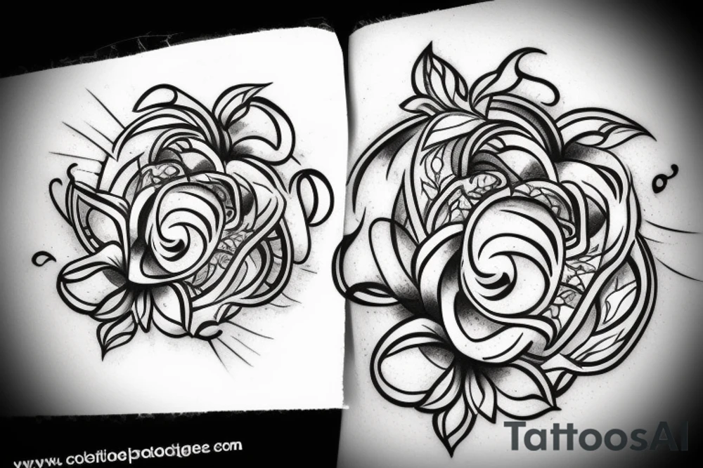 simple tattoo in the form of a wedding ring around the finger tattoo idea
