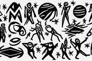 card sized

A humanoid is putting the universe back together tattoo idea