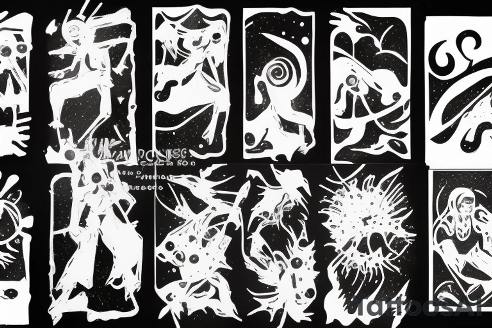 card sized
A humanoid is putting the universe back together tattoo idea card sized
A humanoid is putting the universe back together tattoo idea