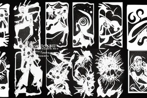 card sized

A humanoid is putting the universe back together tattoo idea