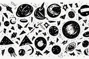 card sized

A humanoid is tearing the universe back together tattoo idea