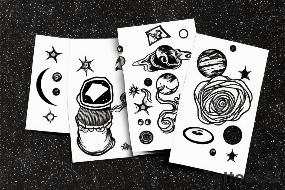 card sized
something is tearing the universe back together tattoo idea