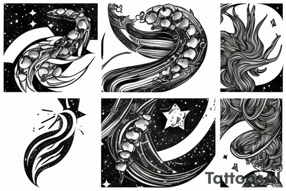 Andromeda Galaxy tattoo idea