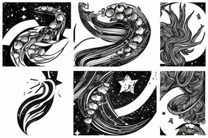 Andromeda Galaxy tattoo idea