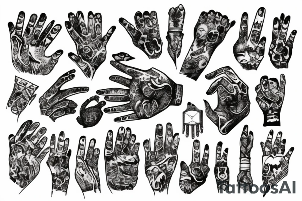 laconic tattoo wrapped around a finger tattoo idea