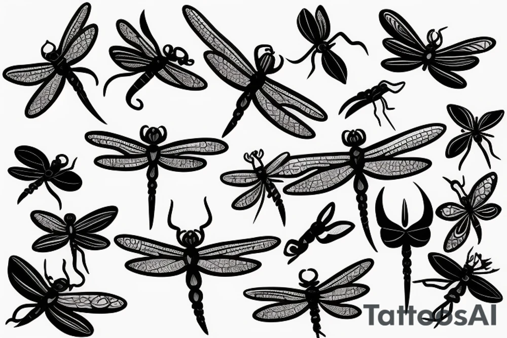 Dragonfly tattoo idea