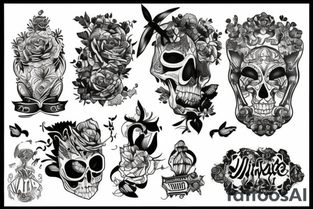 Tatouages  de vitraux  pour souvenir de mon père tattoo idea