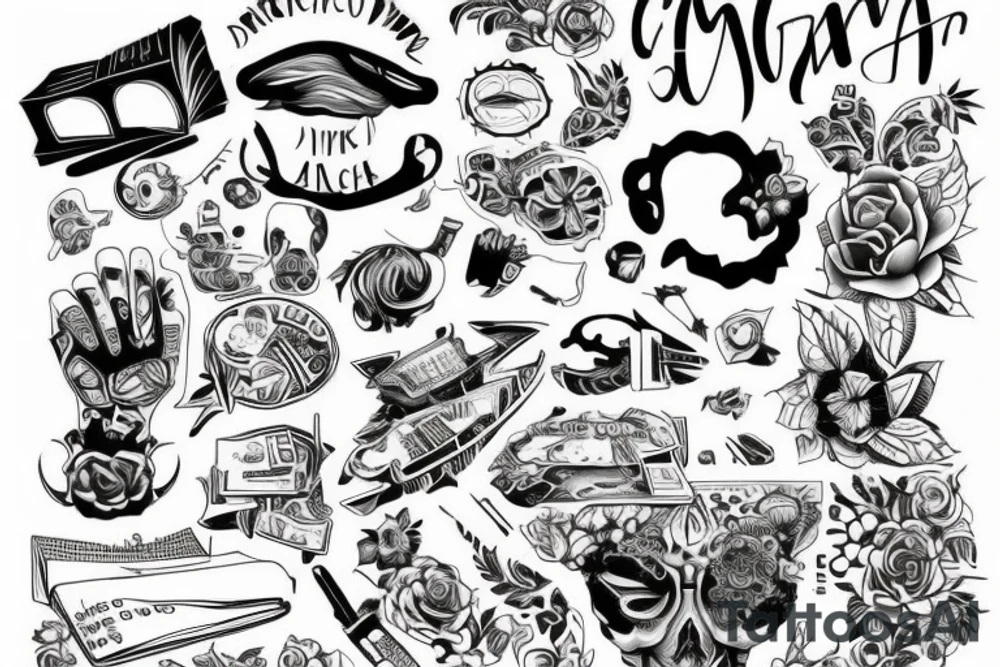 maquina de escribir cambiando a computador, el computador tiene brazos y ayuda a un ser humano a escribir un libro sugiriendo palabras tattoo idea