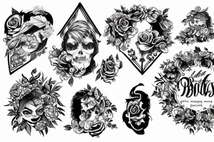 Blessings social tattoo idea