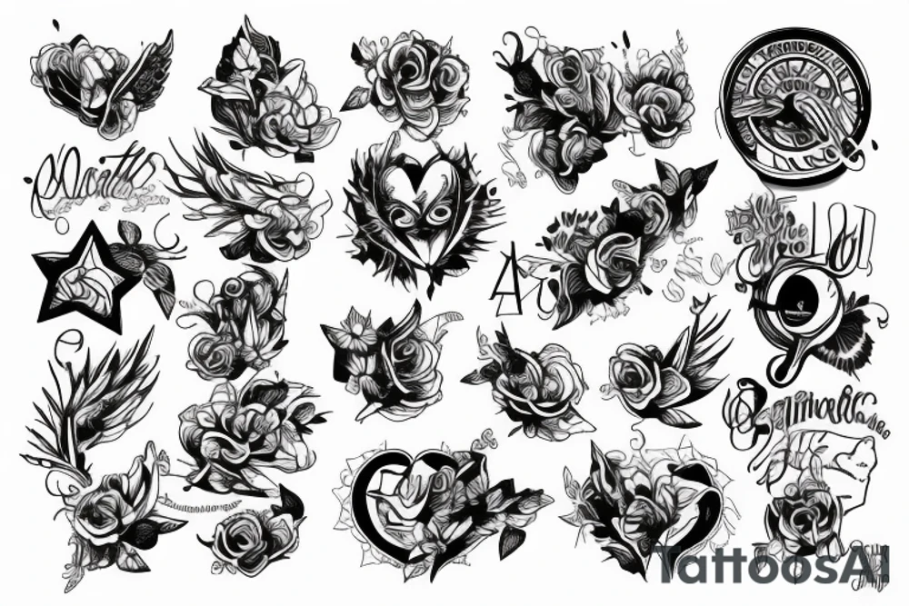 Blessings social tattoo idea