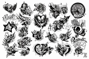 Blessings social tattoo idea