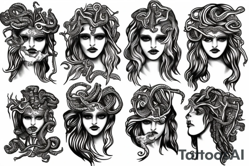 Medusa Greek Mythology tattoo idea