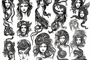 Medusa Greek Mythology tattoo idea