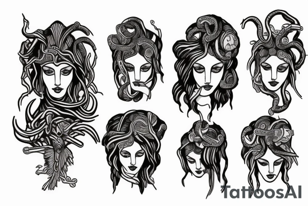 Medusa Greek Mythology tattoo idea
