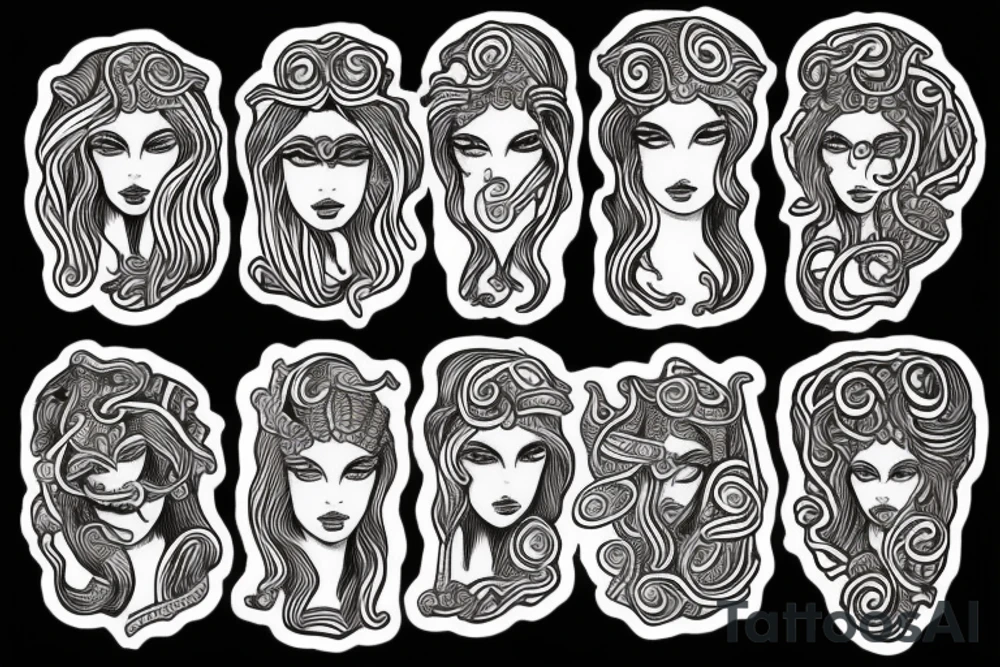 Medusa Greek Mythology tattoo idea