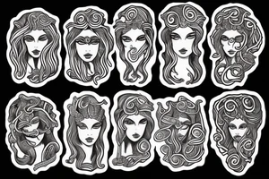 Medusa Greek Mythology tattoo idea