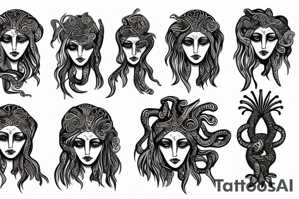 Medusa Greek Mythology tattoo idea
