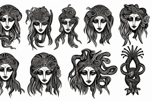 Medusa Greek Mythology tattoo idea