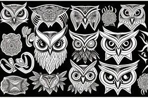 Owl bad tattoo idea