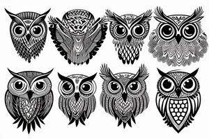 Owl bad tattoo idea