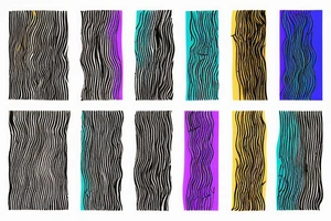 card sized

thick black lines, with teal, amber and purple being the only used colors.

someone is relaxing in a boat going down a multi colour rainbow river in the universe tattoo idea