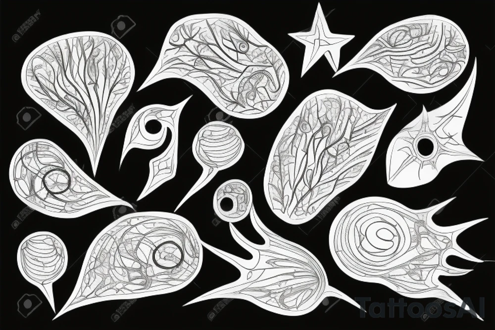 Neurons on the hand tattoo idea