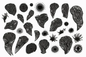 Neurons on the forearm tattoo idea
