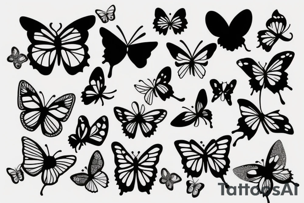 Butterfly tattoo idea