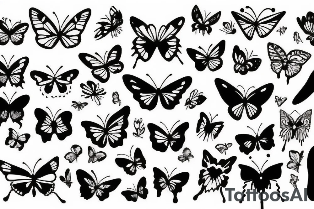 Butterfly tattoo idea
