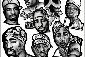 Tupac tattoo idea