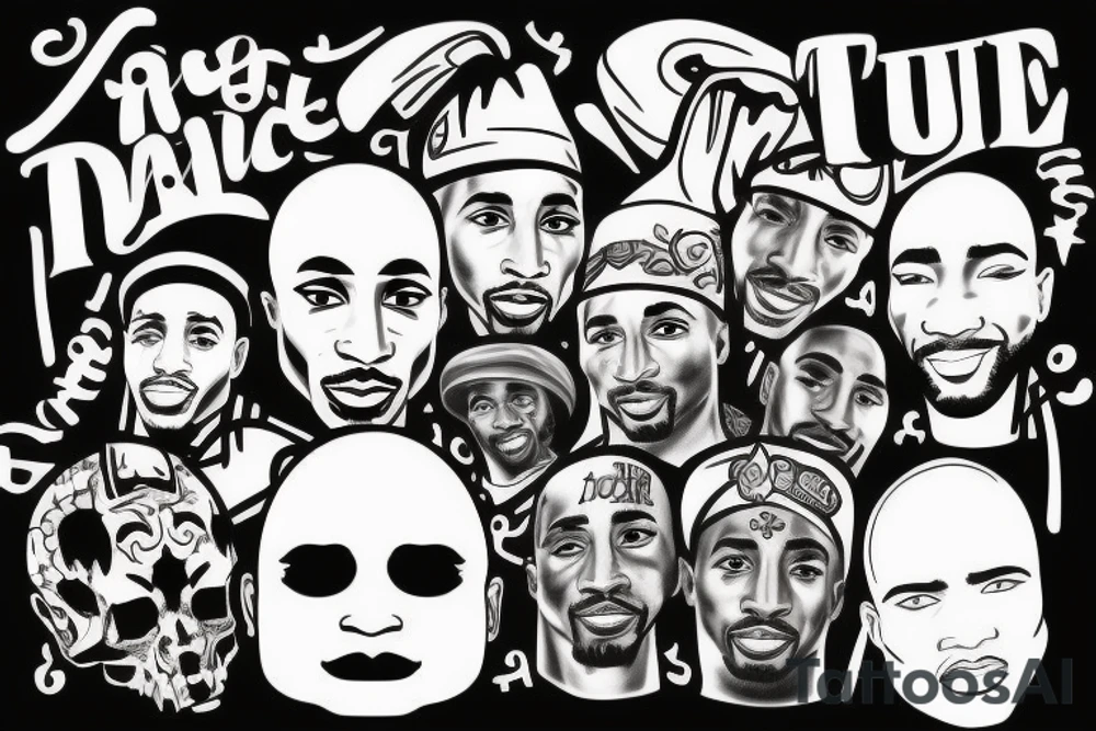 Tupac tattoo idea