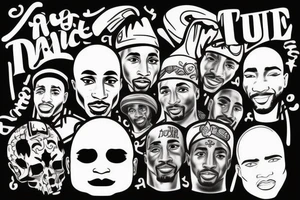 Tupac tattoo idea