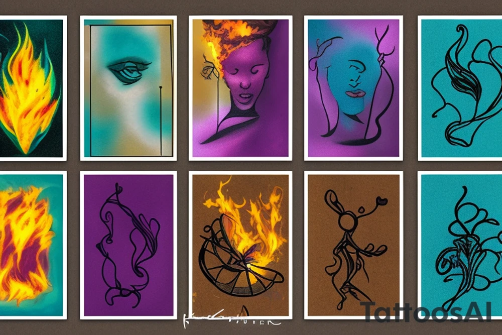 Card sized
The only colors that can be used are teal amber and purple
Throughout heaven and earth only I am the honored one. See through your eyes. Keep the fire and disco burning. tattoo idea