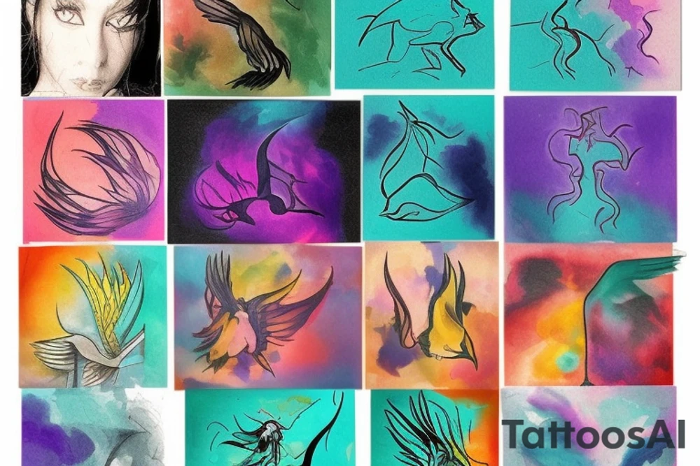 Card sized
The only colors that can be used are teal amber and purple
Throughout heaven and earth only I am the honored one. See through your eyes. Keep the fire and disco burning. tattoo idea