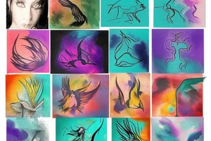Card sized
The only colors that can be used are teal amber and purple
Throughout heaven and earth only I am the honored one. See through your eyes. Keep the fire and disco burning. tattoo idea