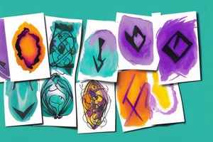 Card sized
The only colors that can be used are teal amber and purple
Throughout heaven and earth only I am the honored one. See through your eyes. Keep the fire and disco burning. tattoo idea