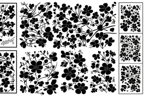 Cherry blossom in the chinese style tattoo idea