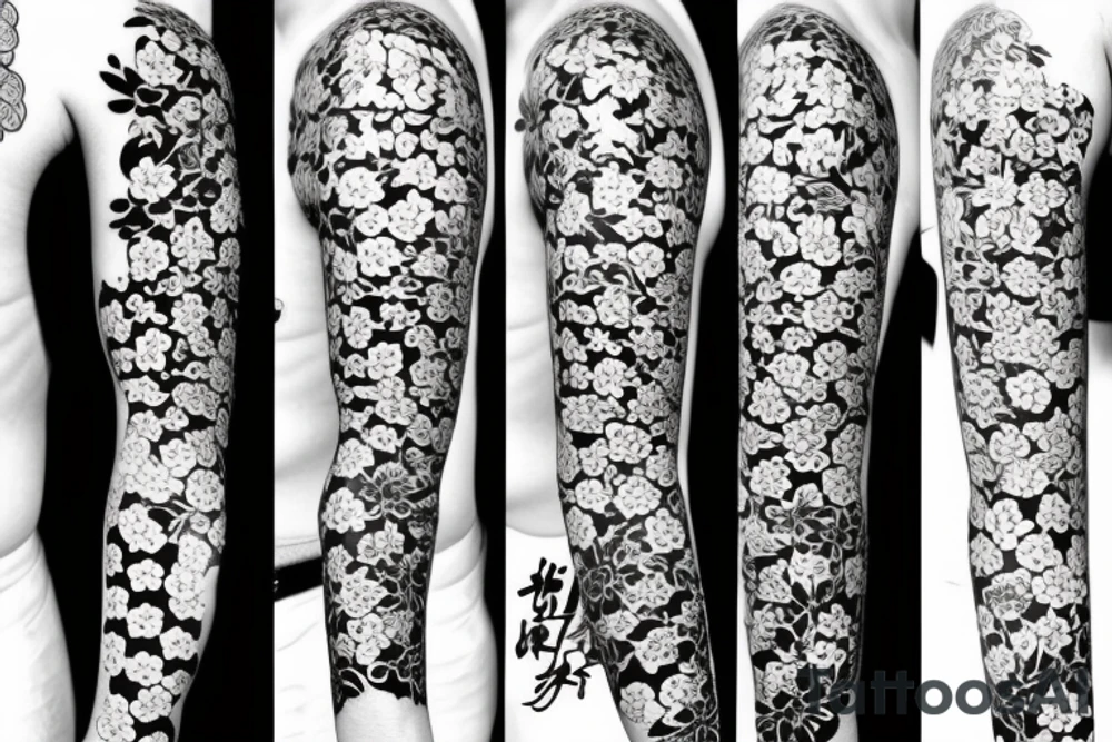 Cherry blossom in the chinese style tattoo idea Cherry blossom in the chinese style tattoo idea